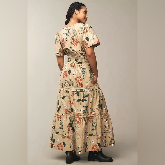 Anthropologie The Somerset Maxi Floral Dress Size L - Picture 2 of 8